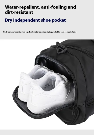 Men's Large Capacity Travel Dry Wet Separation Fitness Sports Training Portable Messenger Bag