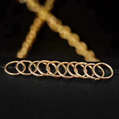 Dreadlocks Buckle Metal Loop Braided Hair Ring Hip Hop Disco Braid