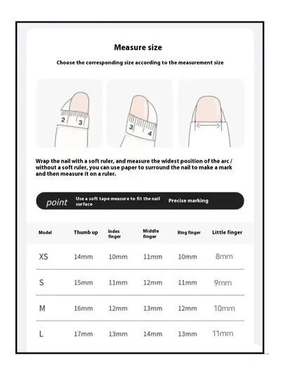 Handmade Custom Wear Nail Advanced Finished Manicure
