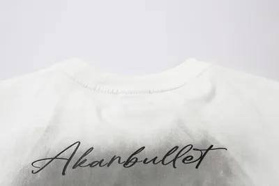 Fashion Abstract Ripped Short Sleeve Men