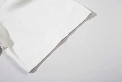 Fashion Abstract Ripped Short Sleeve Men