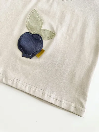 Baby Lemon Patch Short Sleeve Suit