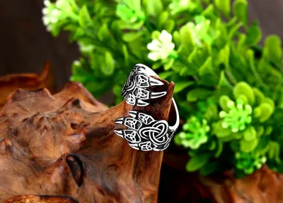 Asgard Crafted Handcrafted Stainless Steel Adjustable Bear Paw Ring