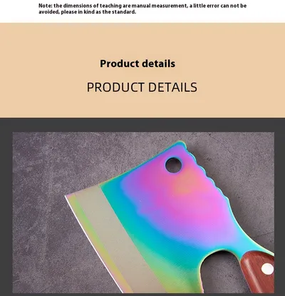 Wood Grain Handle Kitchen Knife Kitchen Supplies