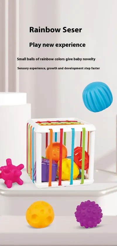Rainbow Cecil Shape Color Cognitive Baby Early Education Toys