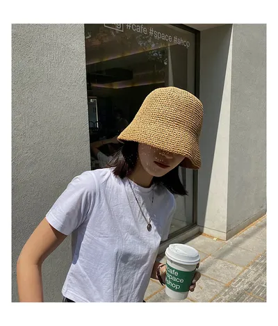 Women's Summer Thin Beach Sun-proof Straw Hat