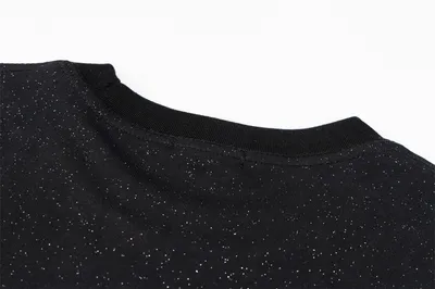 Letter Starry Printed Short Sleeve Men