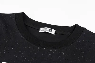 Letter Starry Printed Short Sleeve Men