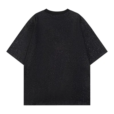 Letter Starry Printed Short Sleeve Men