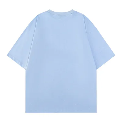 Letter Starry Printed Short Sleeve Men
