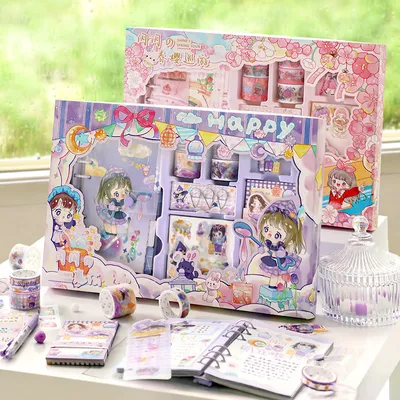 Cute Girl Heart Journal Book Creative Gift Box