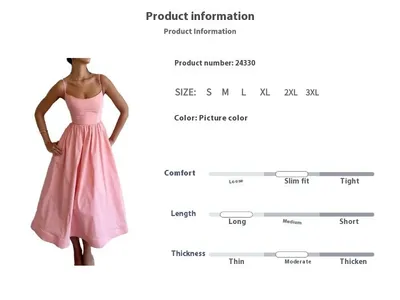 Lady Temperament Commute Low-cut Slim Fit Waist Trimming Spaghetti Straps Dress