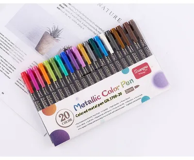 Metal Painting Color Graffiti Pen For Fine Arts