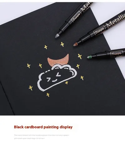 Metal Painting Color Graffiti Pen For Fine Arts