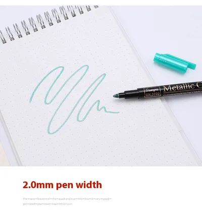Metal Painting Color Graffiti Pen For Fine Arts