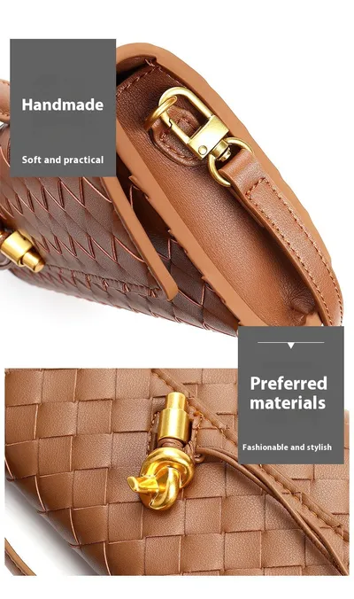 Woven Bag Shoulder Fashion Clutch Crossbody Bag