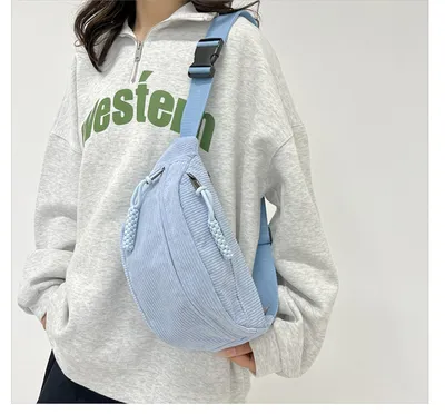 Women's Leisure Corduroy Lazy Corduroy Waist Bag
