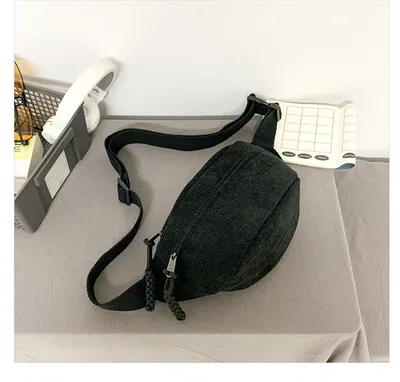 Women's Leisure Corduroy Lazy Corduroy Waist Bag