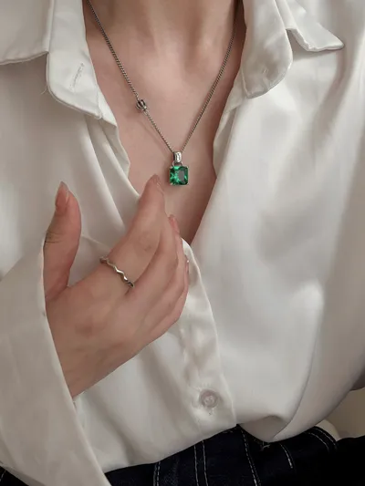 Vintage Crown Pendant Necklace For Women