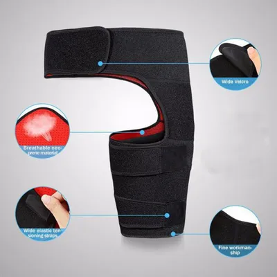 Anti-muscle strain sports hip guard thigh strap