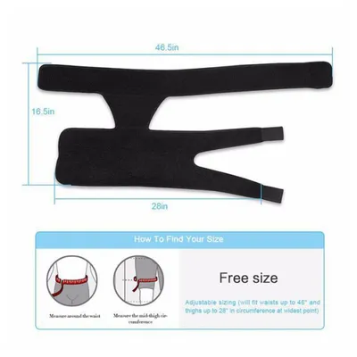 Anti-muscle strain sports hip guard thigh strap