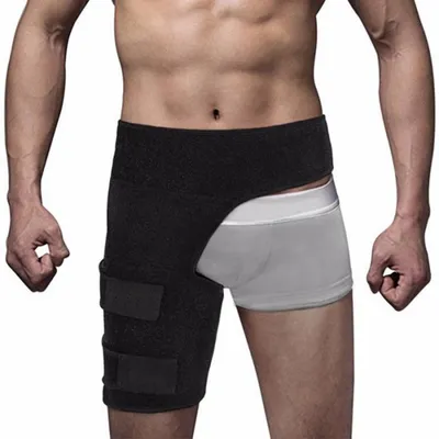 Anti-muscle strain sports hip guard thigh strap