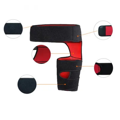 Anti-muscle strain sports hip guard thigh strap