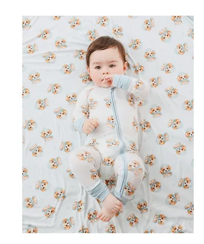Bamboo Fiber Clothes For Babies Long Sleeve Zipper Baby Jumpsuits