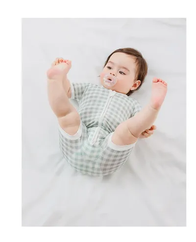 Bamboo Fiber Baby Jumpsuit Short Sleeve Thin Romper