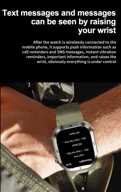 Multifunctional Waterproof Alarm Clock Large Dial Smart Reminder Watch