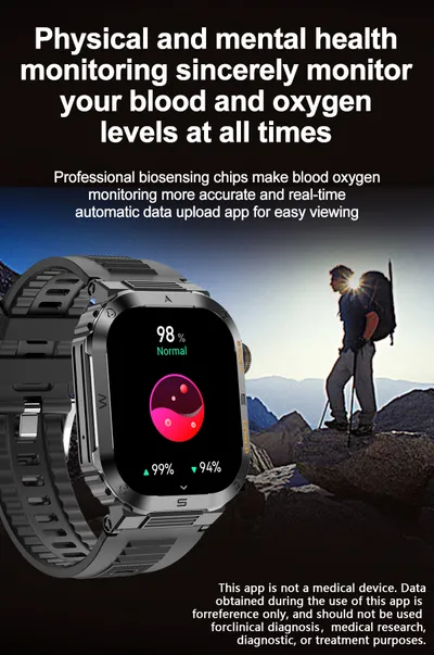 Multifunctional Waterproof Alarm Clock Large Dial Smart Reminder Watch