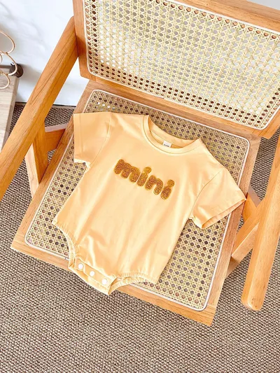 Baby Cute Round Neck Comfort And Casual Triangle Jumpsuit