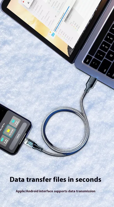 Typec Fully Compatible With Digital Display Super Fast Charge Data Cable