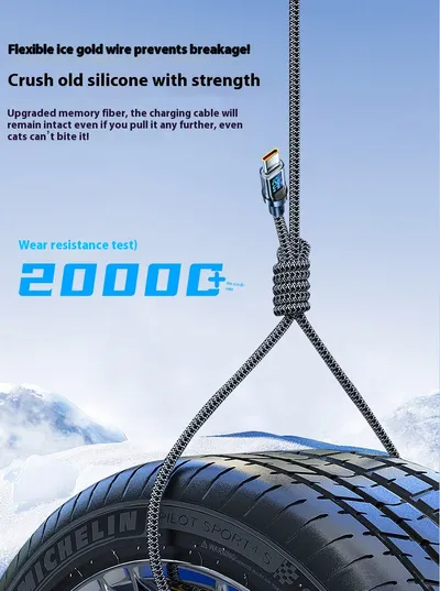 Typec Fully Compatible With Digital Display Super Fast Charge Data Cable