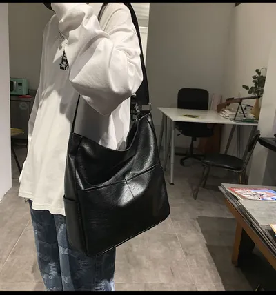 Trendy Cool Men's Crossbody Large Capacity Casual Shoulder Bag