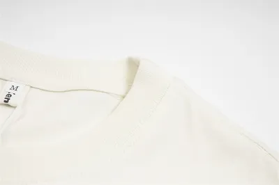 Personalized Plush Letter Short Sleeve Men