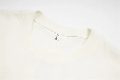 Personalized Plush Letter Short Sleeve Men