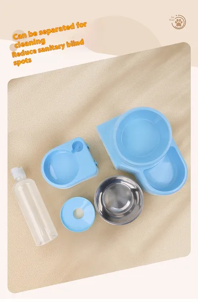 Plastic Bowl For Cat Removable Automatic Water Feeder