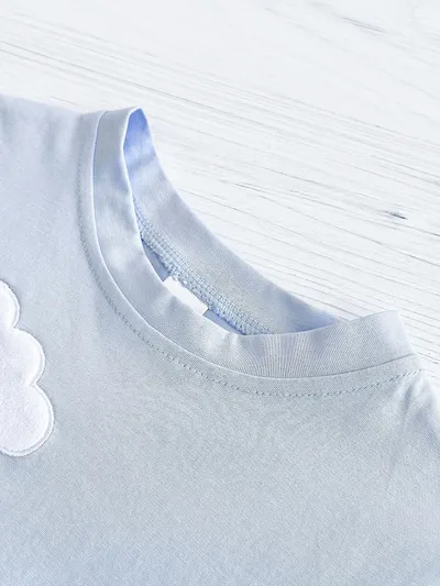 Baby Cute Jumpsuit Comfortable Crew Neck Casual Triangle Jumpsuit