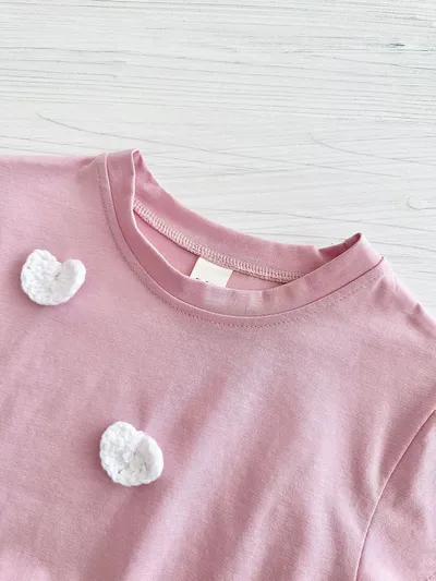 Baby Cute Jumpsuit Comfortable Crew Neck Casual Triangle Jumpsuit