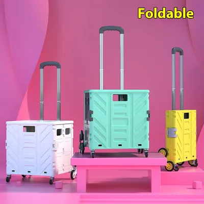 Shopping Luggage Trolley Express Trolley Foldable Shopping