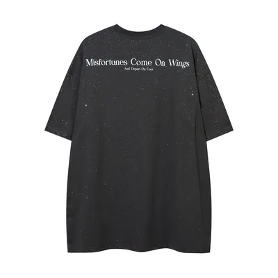 Starry Chain Decoration Short Sleeve Men