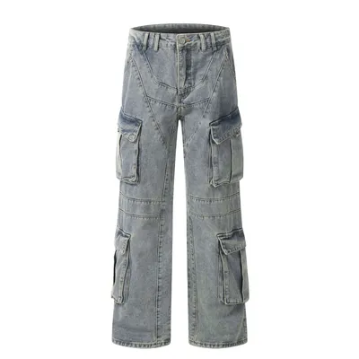 11KN American Heavy Denim Overalls Men