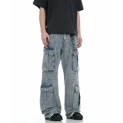 11KN American Heavy Denim Overalls Men