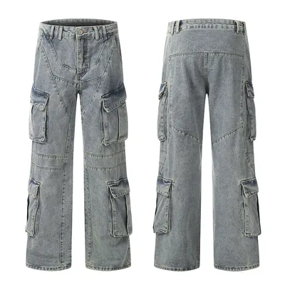 11KN American Heavy Denim Overalls Men