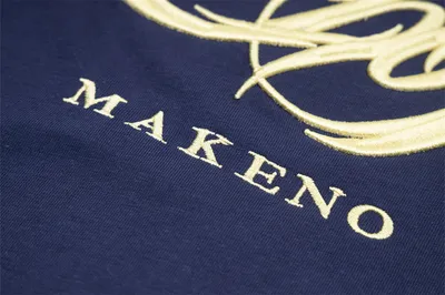 Artistic Letter Embroidery Short Sleeve Men