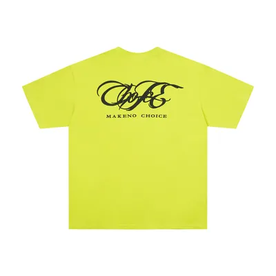 Artistic Letter Embroidery Short Sleeve Men