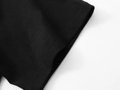 Creative Flocking Embroidery Short Sleeve Men