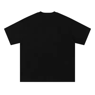 Creative Flocking Embroidery Short Sleeve Men