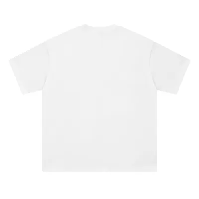 Creative Flocking Embroidery Short Sleeve Men